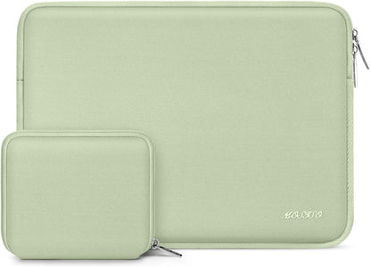 MOSISO Universal Neoprene Laptop Sleeve with Matching Small Accessory Pouch, Shockproof Water Resistant Notebook Case Fits 12.3–18.5 Inch Mac & Windows Laptops