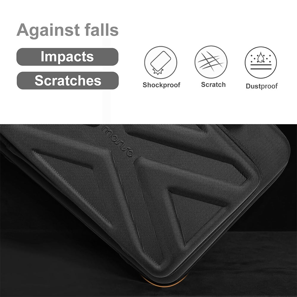 MOSISO Shockproof Waterproof EVA Hard Shell Laptop Case with Handle, Front Pocket & Luggage Belt, Fits 13.3-17.3" MacBook HP Dell Lenovo