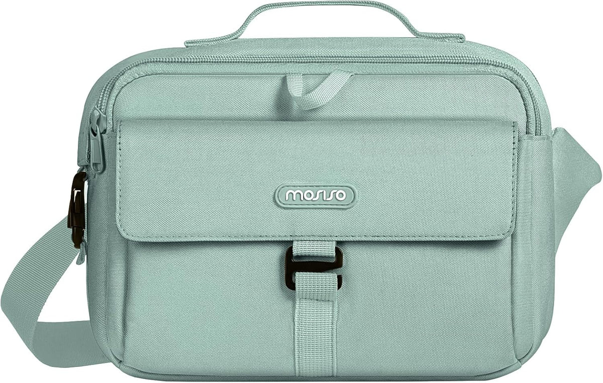 MOSISO Camera Shoulder Bag Case Crossbody Sling Purse, DSLR/SLR/Mirrorless Compact Padded Photography Handbag with Rain Cover Compatible with Canon/Nikon/Sony Cameras and Lenses, Pink mysite