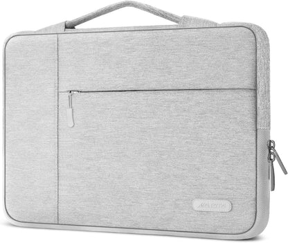 MOSISO Multifunctional Polyester Laptop Sleeve with Retractable Hidden Handle, Fits 13–16 Inch MacBook M2-M5 & Dell XPS Notebook