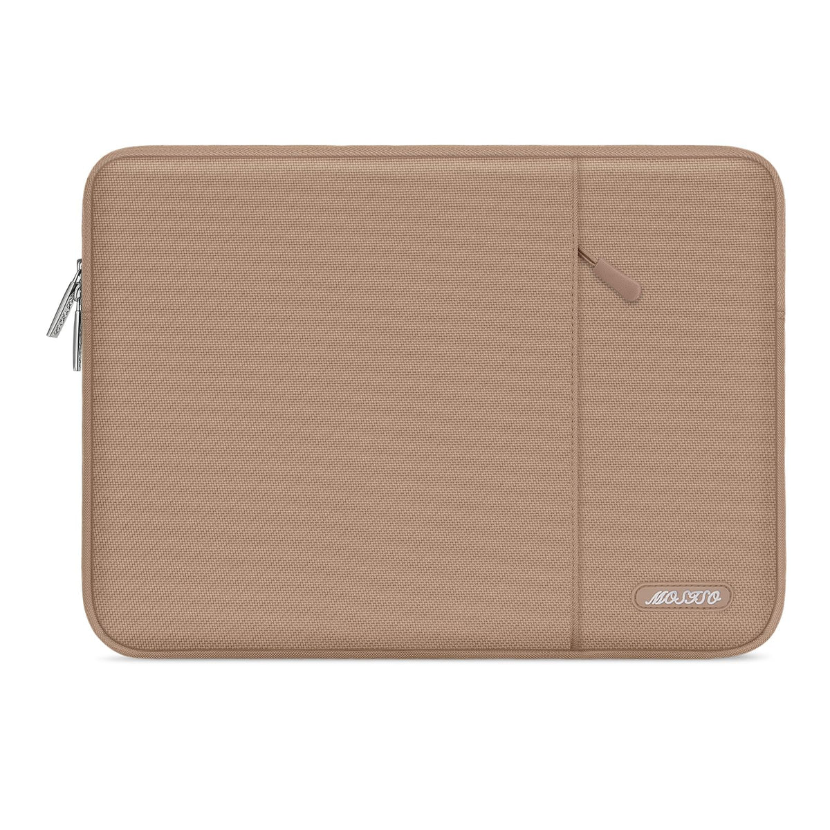 MOSISO Polyester Vertical Laptop Sleeve with Large Front Pocket, Slim Shockproof Case Fits 12.3–18.5 Inch MacBook Neo M1-M5 & Windows Chromebook Laptops