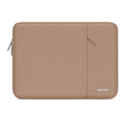 MOSISO Polyester Vertical Laptop Sleeve with Large Front Pocket, Slim Shockproof Case Fits 12.3–18.5 Inch MacBook Neo M1-M5 & Windows Chromebook Laptops