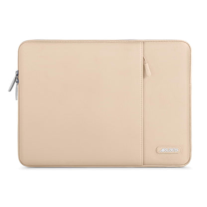 MOSISO Polyester Vertical Laptop Sleeve with Large Front Pocket, Slim Shockproof Case Fits 12.3–18.5 Inch MacBook Neo M1-M5 & Windows Chromebook Laptops
