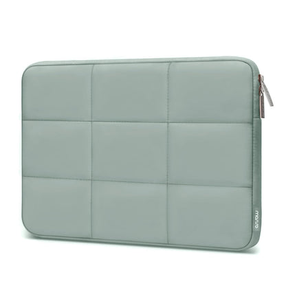 MOSISO Rectangle‑Quilted Puffy Women Laptop Sleeve,13‑16‑Inch,Water‑Repellent‑Polyester,Dual‑Metal‑Zipper & Fleece‑Lining
