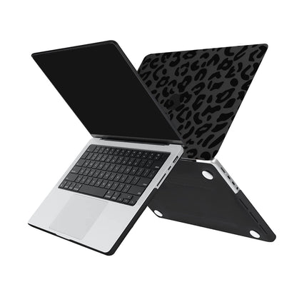 Mosiso Leopard Grain 3-in-1 Protective Kit for MacBook Pro 14 — Hard Shell, Spill-Proof Keyboard Skin & HD Screen Protector (A2442, A2918, A3112)