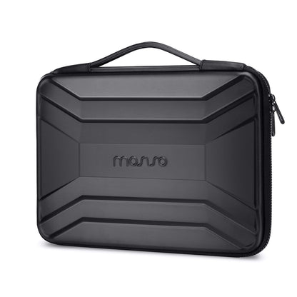 MOSISO Symmetrical Trapezoid EVA Hard Shell Laptop Carry Case with PU Handle, Shockproof Waterproof, Fits 13–16 Inch MacBook HP Dell Notebook