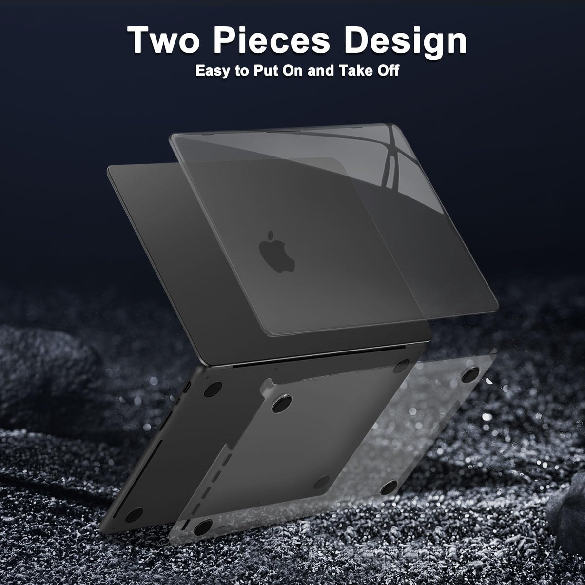 MOSISO Compatible with MacBook Pro 14 inch Case 2026-2021 M5-M1 A3112 A3185 A3401 A2918 A2992 A2779 A2442, Surpass Natural Beauty Protective Plastic Hard Case