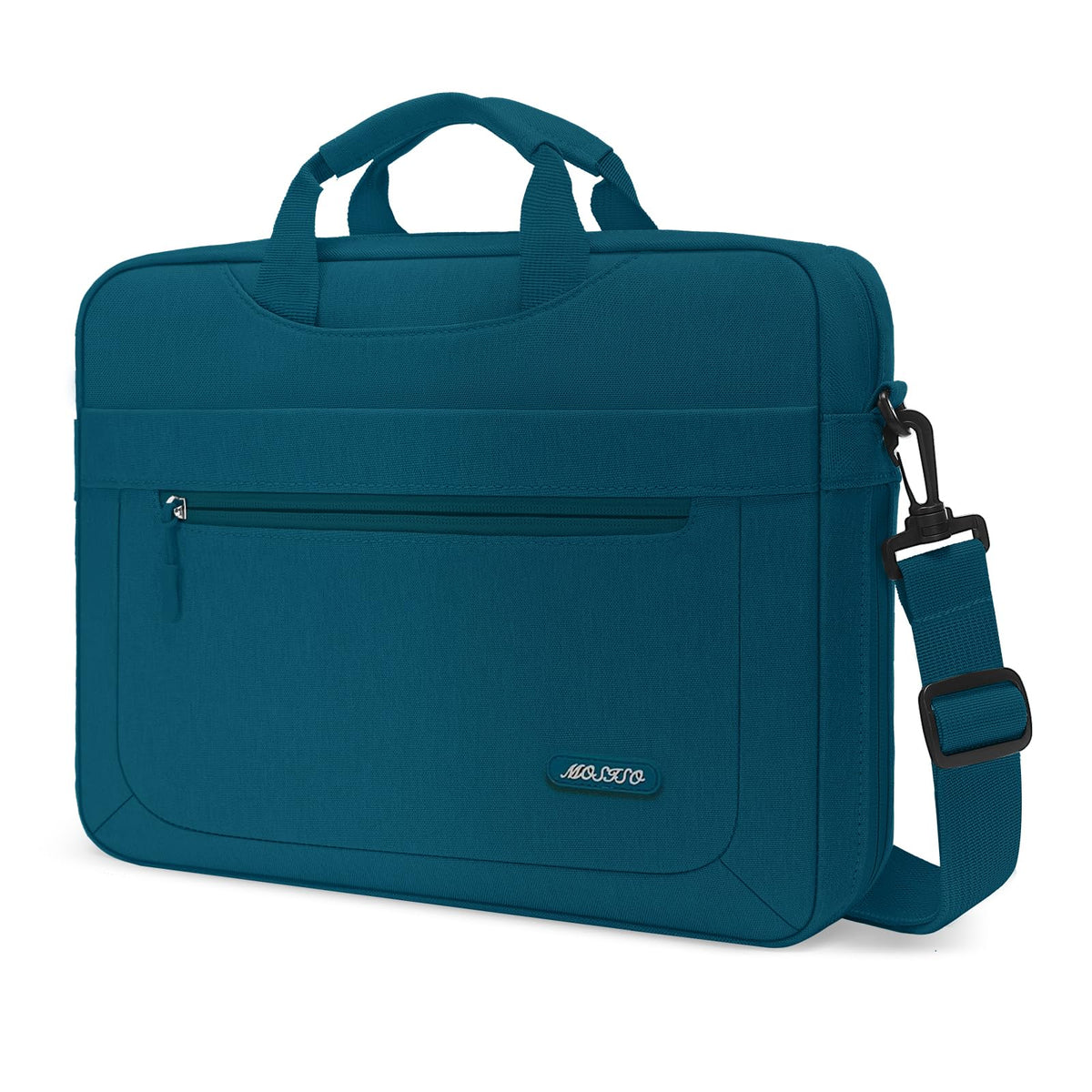 MOSISO Adjustable Depth Laptop Messenger Bag 13.3-17.3 Inch — Shockproof Water-Resistant with Customizable Depth for MacBook HP Dell Acer
