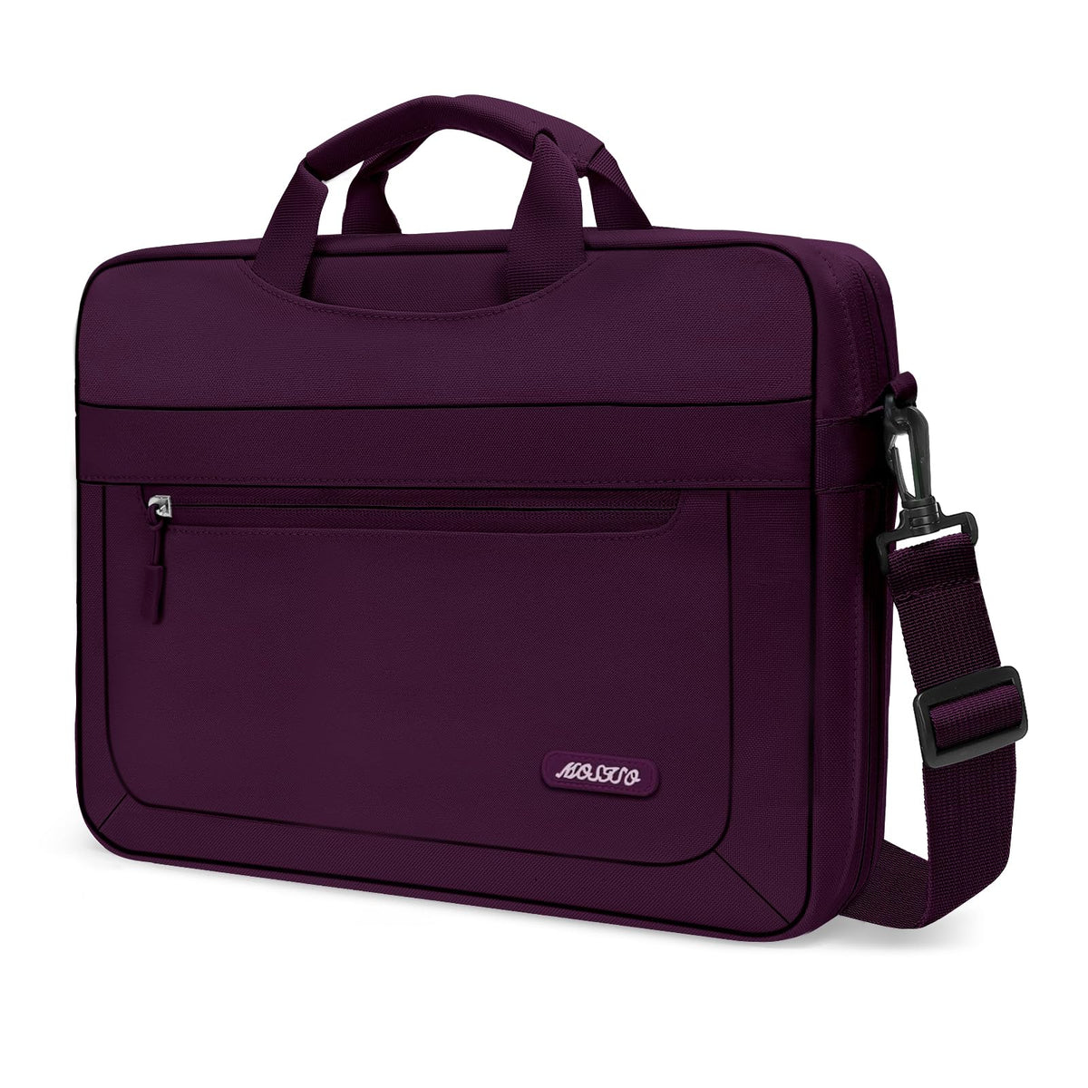 MOSISO Adjustable Depth Laptop Messenger Bag 13.3-17.3 Inch — Shockproof Water-Resistant with Customizable Depth for MacBook HP Dell Acer