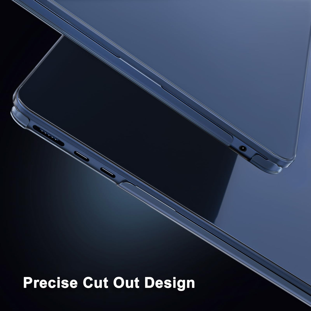 MOSISO Compatible with MacBook Air 15 inch Case 2026-2023 M5-M2 A3241 A3114 A2941 with Touch ID, Ultra-Thin Natural Original Color Plastic Hard Shell Case Cover