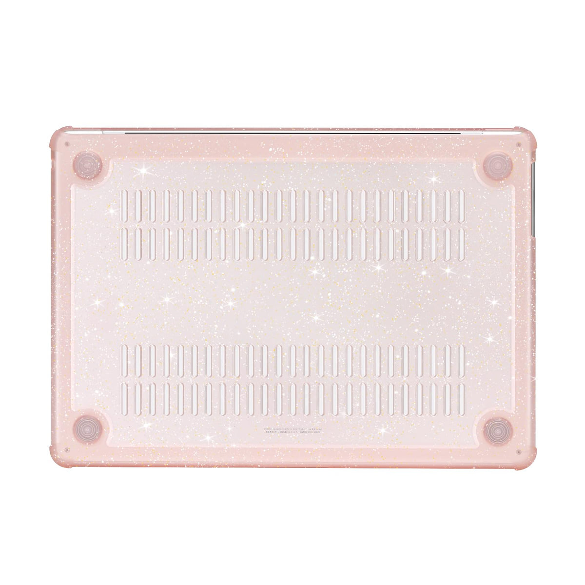 MOSISO Compatible with MacBook Air 15 inch Case 2026-2023 M5-M2 A3448 A3241 A3114 A2941,Anti-Cracking&Anti-Fingerprint Heavy Duty Glitter Plastic Hard Case with TPU Bumper&Keyboard Cover