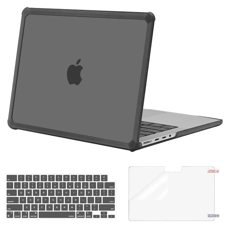 MOSISO Compatible with MacBook Pro 14 inch Case 2021-2026 M5-M1, 3 in 1 Kit Anti-Crack, Shockproof, Scratch-Resistant Slim Hard Shell with TPU Bumper