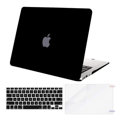 MOSISO Compatible with MacBook Air 13 inch Case Protective Plastic Hard Shell Case & Keyboard Cover & Screen Protector