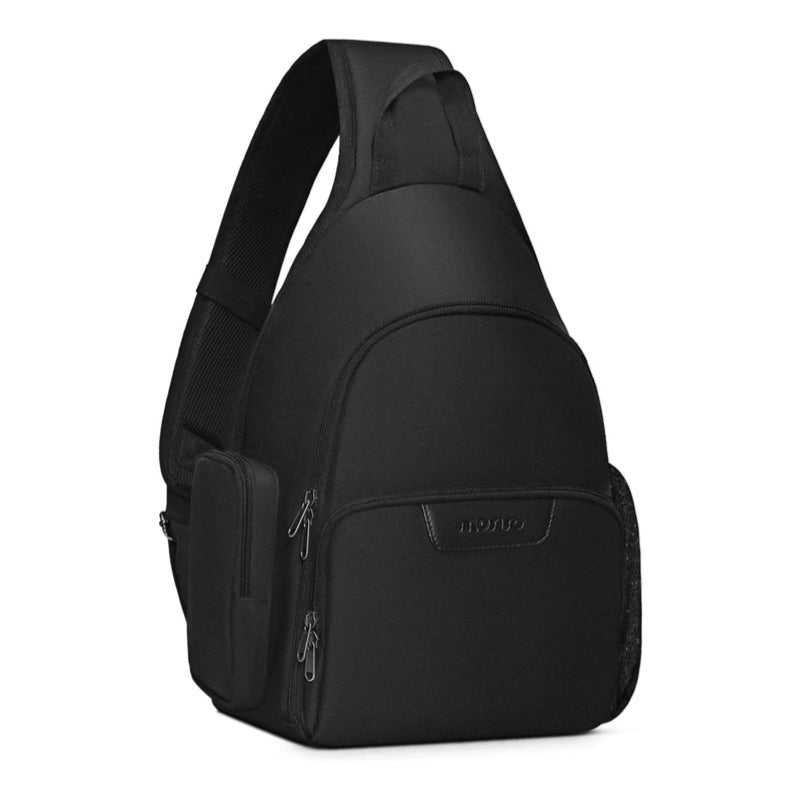 MOSISO Camera Sling Backpack, DSLR Mirrorless Bag with Modular Inserts, Tripod Holder & Waterproof Rain Cover, Fits Camera Lenses for Travel Shooting