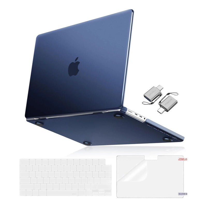 MOSISO 4 in 1 Anti-Fingerprint Hard Shell Case Compatible with MacBook Pro 16 Inch M5-M1 Seamless Snap-On Anti-Crack Protective Kit