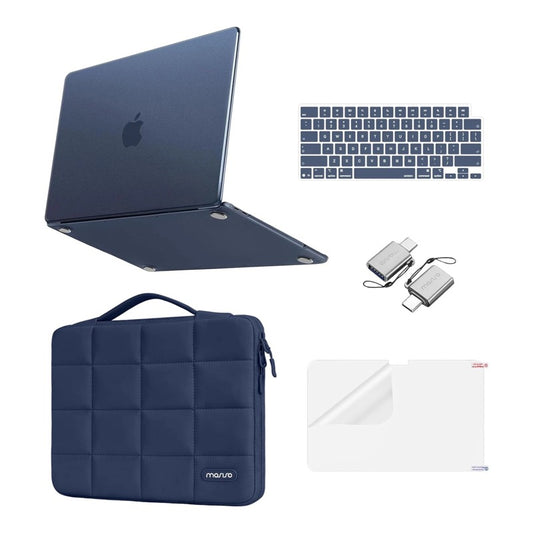 MOSISO Compatible with MacBook Neo Case 13 inch 2026 A3404, Scratch & Fingerprint Resistant Hard Shell, Keyboard Cover, Screen Protector & Puffy Bag