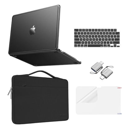 MOSISO MacBook Neo Case 13 inch 2026, Crack-Resistant Matte Hard Shell, Reinforced Corner, Carrying Sleeve Bag, Keyboard Skin, Type C & Screen Film