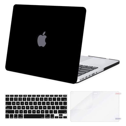 Mosiso 3-in-1 Hard Shell Kit for MacBook Pro 13 Retina — Matte Case, Keyboard Cover & Screen Protector for A1425/A1502 (Late 2012-2015)