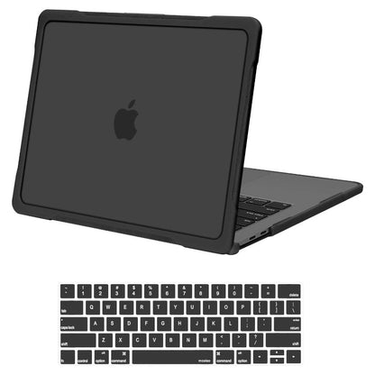 MOSISO for MacBook Pro 13 inch Case M2/M1 2016-2026, Crack-Resistant Shockproof Plastic Hard Case with Soft TPU Bumper & Keyboard Cover