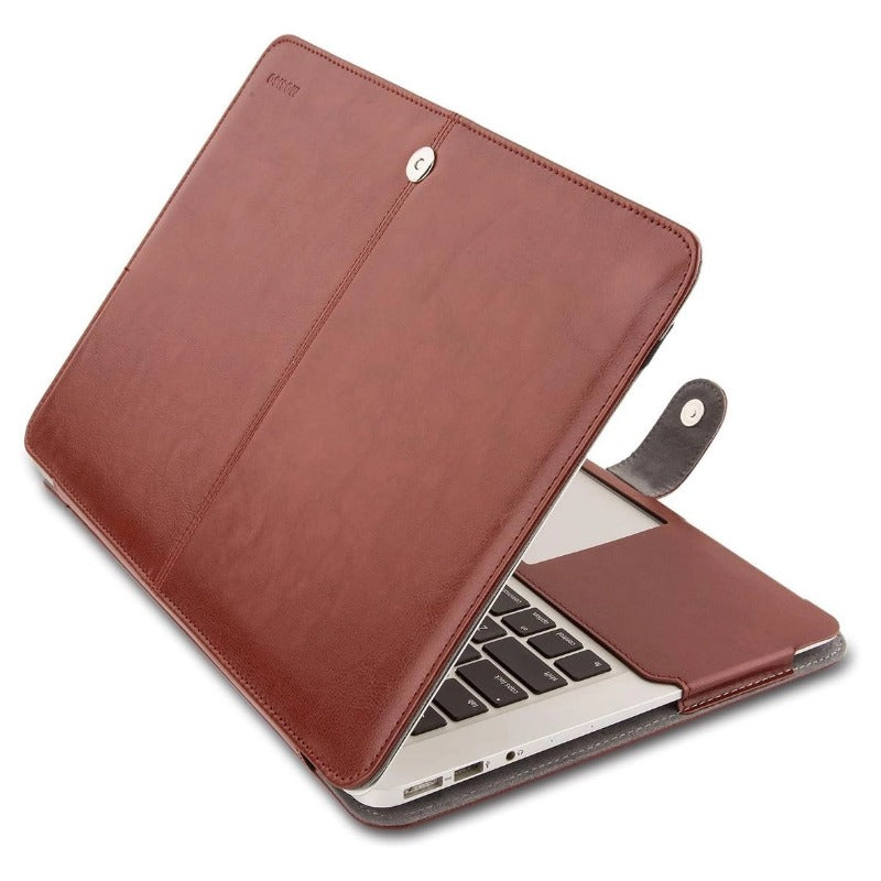 MOSISO MacBook Air 13 Inch Case A1369 A1466 (2010-2017), PU Leather Stand Cover Sleeve