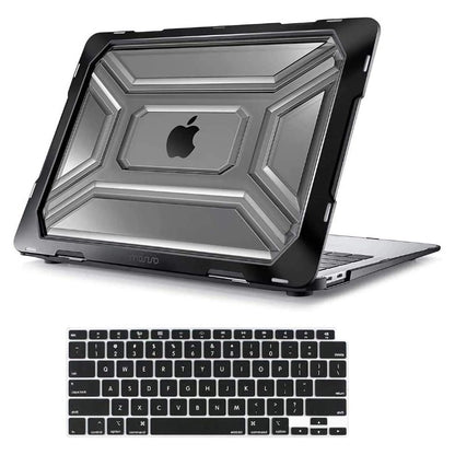 Mosiso Heavy-Duty TPU Bumper 2-in-1 Hard Shell Kit for MacBook Air 13 M1 — A2179/A2337, Anti-Drop Shockproof Case with Keyboard Cover