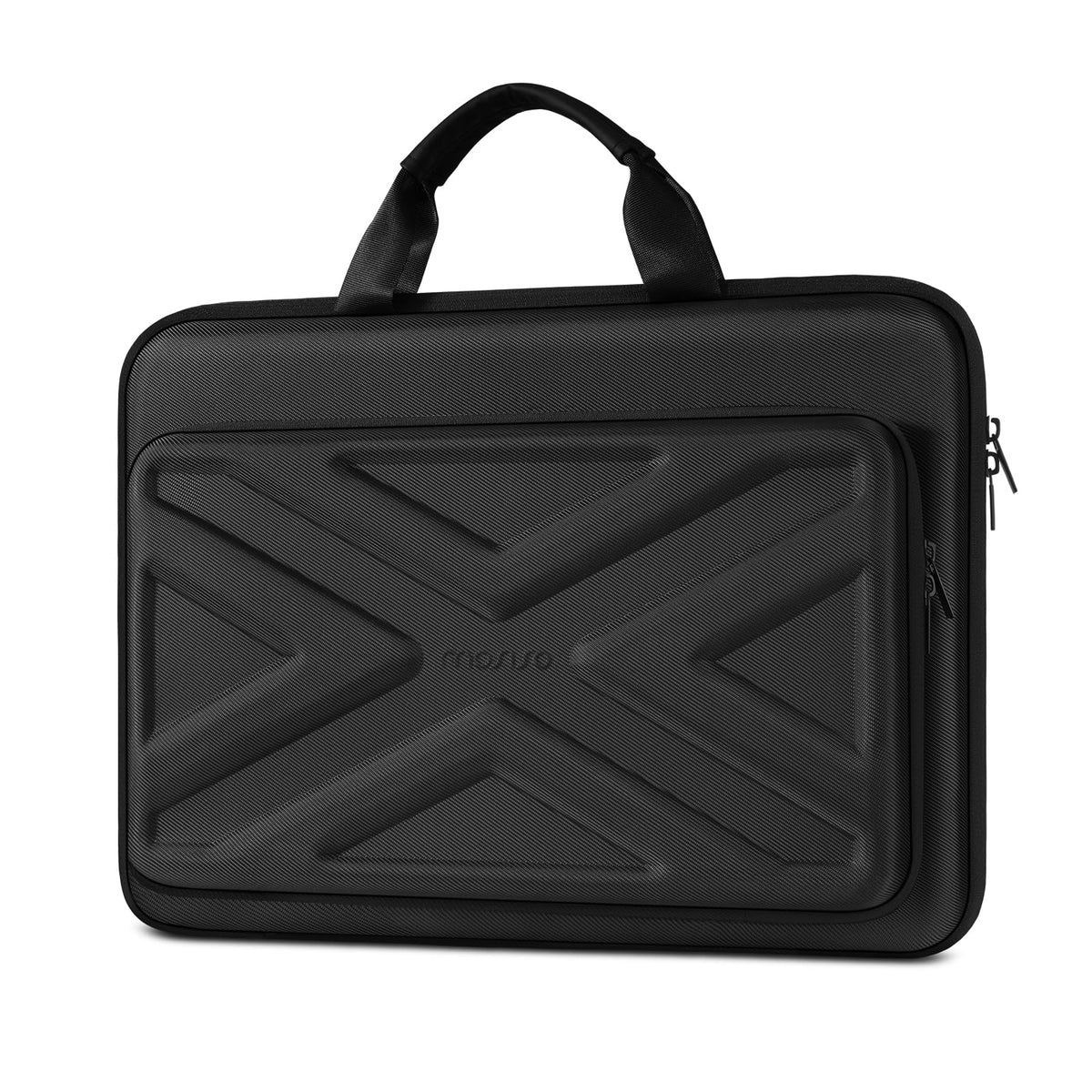 MOSISO Shockproof Waterproof EVA Hard Shell Laptop Case with Handle, Front Pocket & Luggage Belt, Fits 13.3-17.3" MacBook HP Dell Lenovo