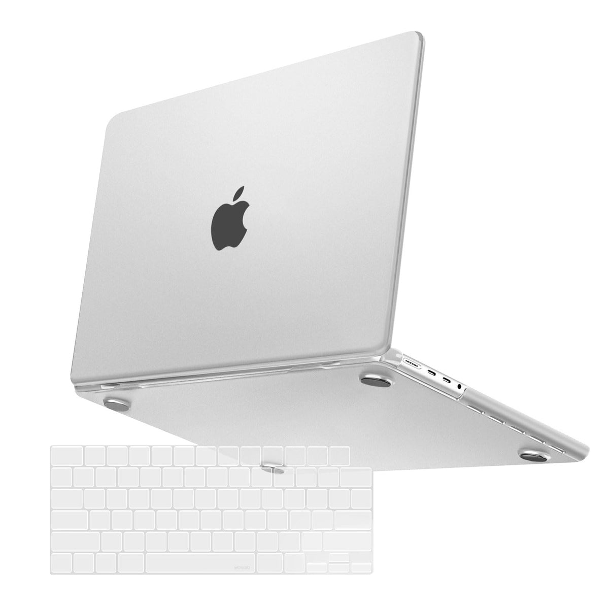 MOSISO Compatible with MacBook Pro 14 inch Case 2026-2021 M5-M1 A3112 A3185 A3401 A2918 A2992 A2779 A2442, Ultra-Thin Natural Original Color Plastic Hard Shell&Keyboard Cover