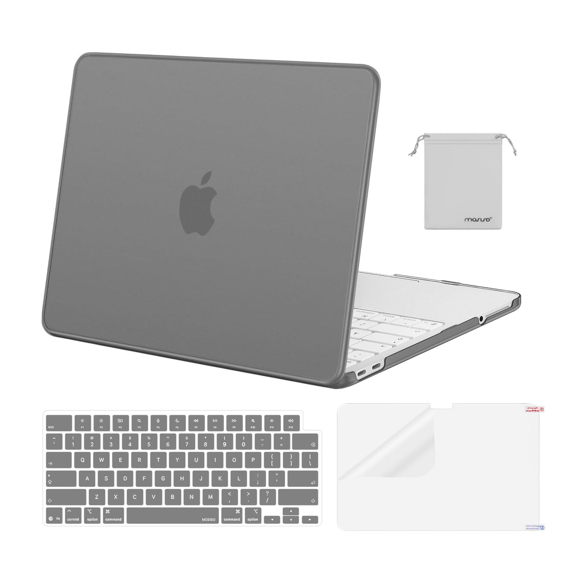 MOSISO Compatible with MacBook Neo Case 13 inch 2026 Release Model A3404 with A18 Pro Chip, 4 in 1 Kit Precision Fit Crack & Scratch Resistant Protective Hard Shell Case Cover