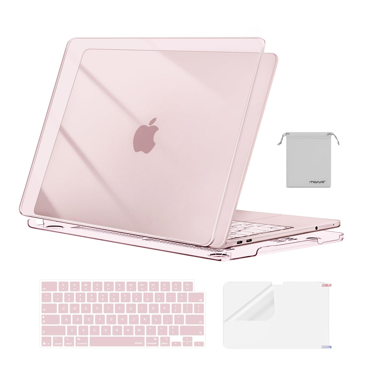 MOSISO Compatible with MacBook Neo Case 13 inch 2026 Release Model A3404 with A18 Pro Chip, 4 in 1 Kit Precision Fit Crack & Scratch Resistant Protective Hard Shell Case Cover