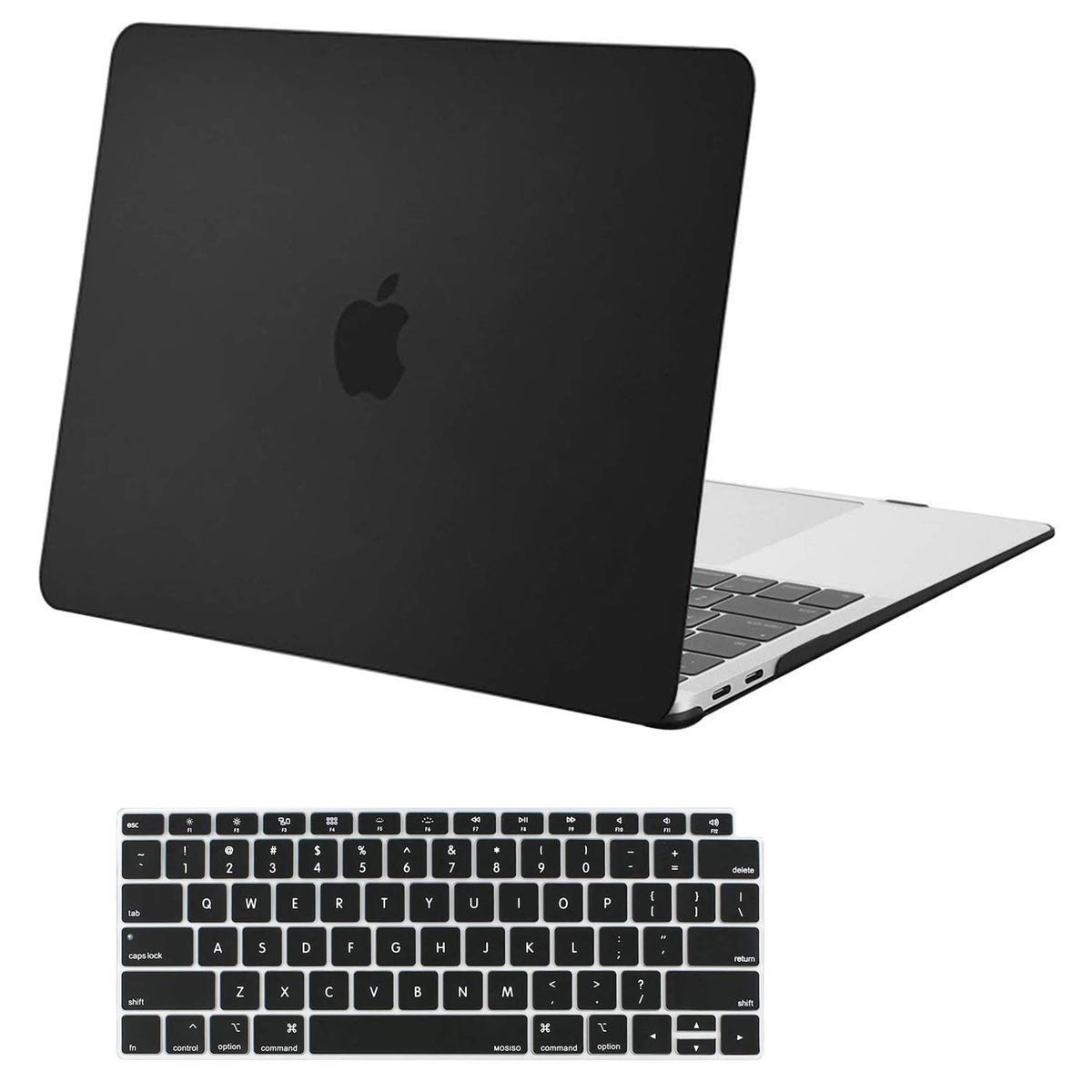MOSISO Compatible with MacBook Air 13 inch Case 2018-2022 Release A2337 A2179 A1932 Touch ID, Plastic Hard Shell Cover & Keyboard Cover