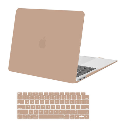 MOSISO Compatible with MacBook Air 13 inch Case 2018-2022 Release A2337 A2179 A1932 Touch ID, Plastic Hard Shell Cover & Keyboard Cover