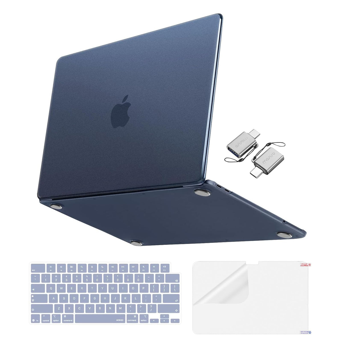 MOSISO Matte Finish Case for MacBook Neo 13 inch 2026 A3404, 4 in 1 Kit Ultra-Thin Scratch & Fingerprint Resistant Protective Hard Shell Cover