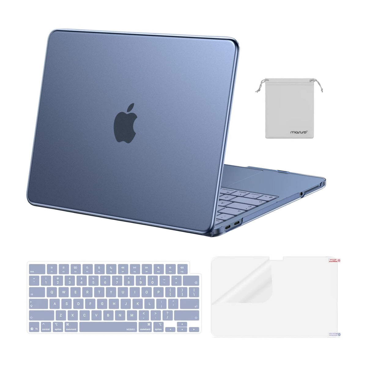 MOSISO Compatible with MacBook Neo Case 13 inch 2026 Release Model A3404 with A18 Pro Chip, 4 in 1 Kit Precision Fit Crack & Scratch Resistant Protective Hard Shell Case Cover