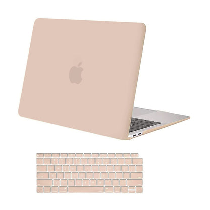MOSISO Compatible with MacBook Air 13 inch Case 2018-2022 Release A2337 A2179 A1932 Touch ID, Plastic Hard Shell Cover & Keyboard Cover