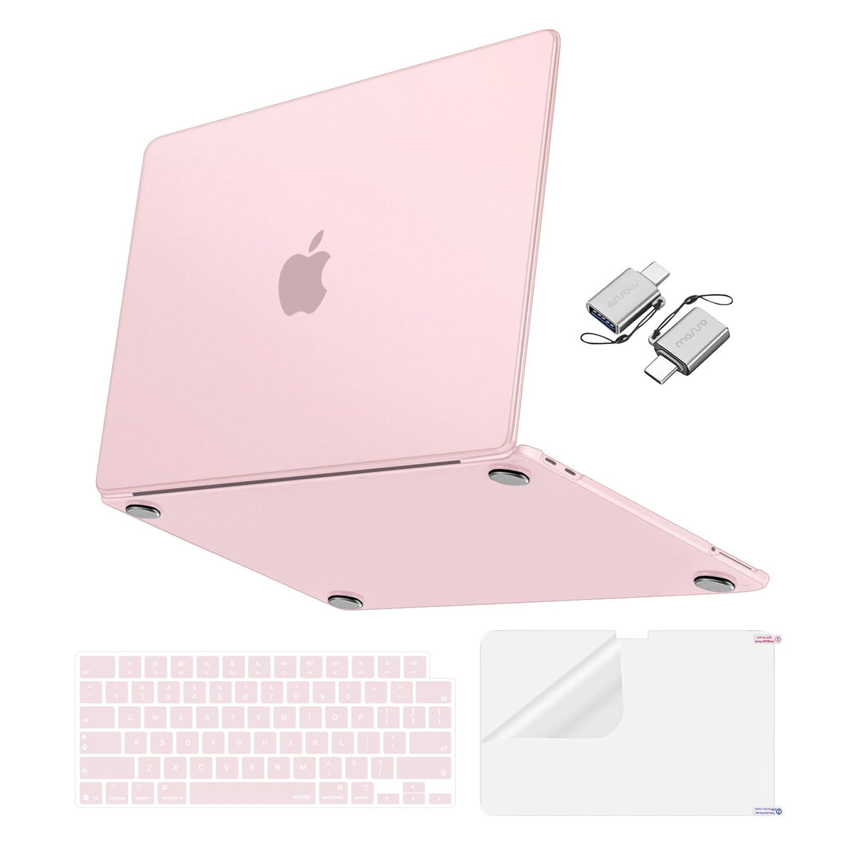 MOSISO Matte Finish Case for MacBook Neo 13 inch 2026 A3404, 4 in 1 Kit Ultra-Thin Scratch & Fingerprint Resistant Protective Hard Shell Cover