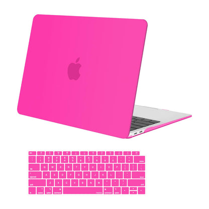 MOSISO Compatible with MacBook Air 13 inch Case 2018-2022 Release A2337 A2179 A1932 Touch ID, Plastic Hard Shell Cover & Keyboard Cover