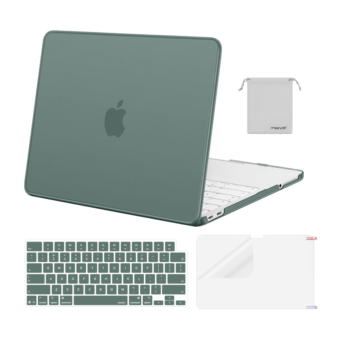 MOSISO Compatible with MacBook Neo Case 13 inch 2026 Release Model A3404 with A18 Pro Chip, 4 in 1 Kit Precision Fit Crack & Scratch Resistant Protective Hard Shell Case Cover