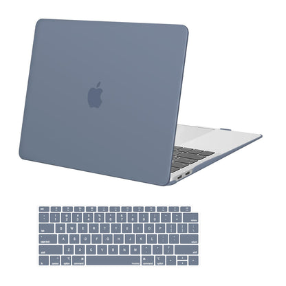 MOSISO Compatible with MacBook Air 13 inch Case 2018-2022 Release A2337 A2179 A1932 Touch ID, Plastic Hard Shell Cover & Keyboard Cover