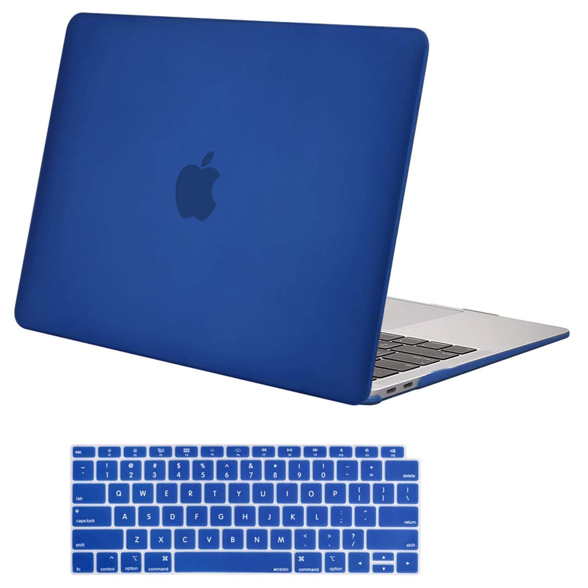 MOSISO Compatible with MacBook Air 13 inch Case 2018-2022 Release A2337 A2179 A1932 Touch ID, Plastic Hard Shell Cover & Keyboard Cover