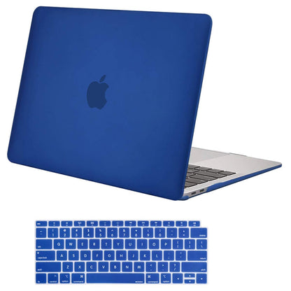 MOSISO Compatible with MacBook Air 13 inch Case 2018-2022 Release A2337 A2179 A1932 Touch ID, Plastic Hard Shell Cover & Keyboard Cover