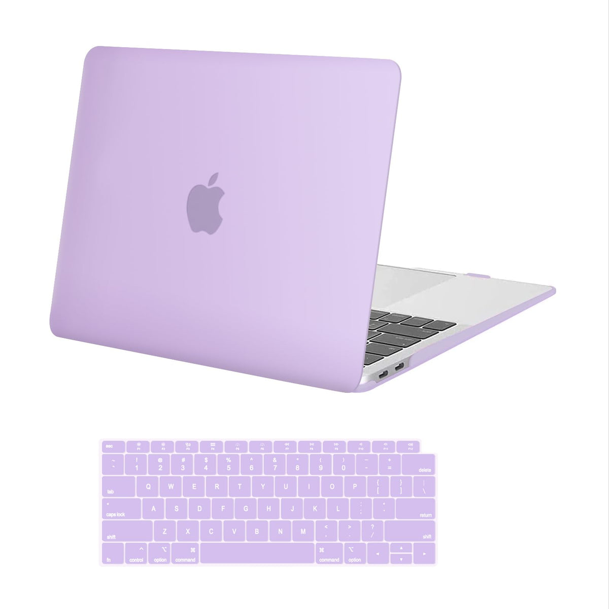 MOSISO Compatible with MacBook Air 13 inch Case 2018-2022 Release A2337 A2179 A1932 Touch ID, Plastic Hard Shell Cover & Keyboard Cover