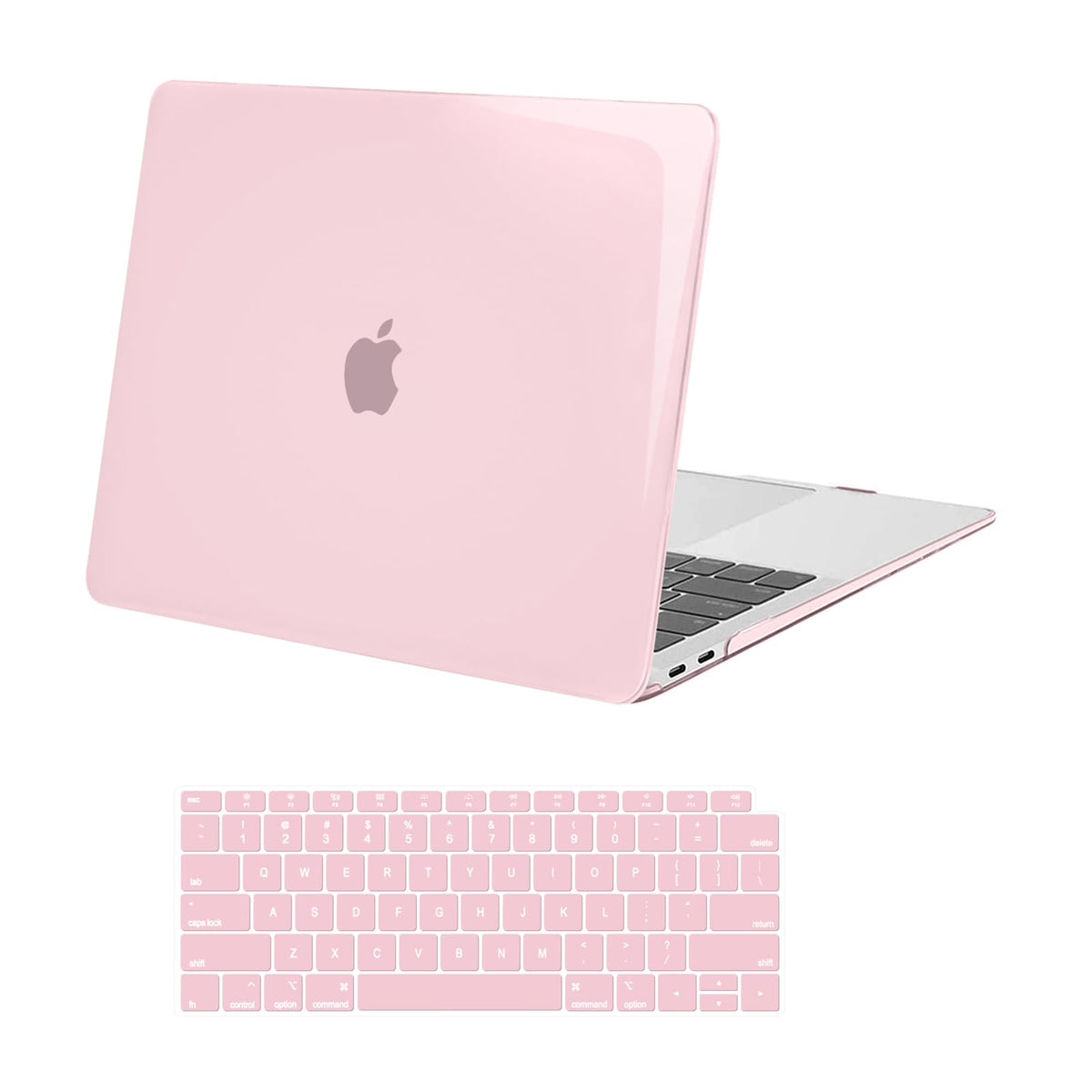 MOSISO Compatible with MacBook Air 13 inch Case 2018-2022 Release A2337 A2179 A1932 Touch ID, Plastic Hard Shell Cover & Keyboard Cover