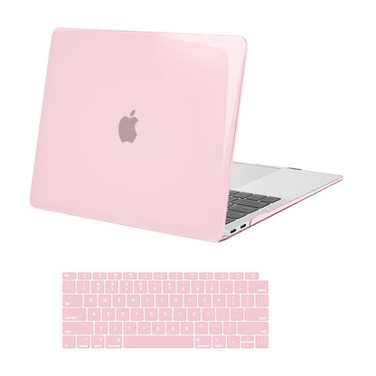 MOSISO Compatible with MacBook Air 13 inch Case 2018-2022 Release A2337 A2179 A1932 Touch ID, Plastic Hard Shell Cover & Keyboard Cover