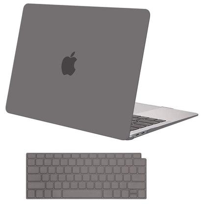 MOSISO Compatible with MacBook Air 13 inch Case 2018-2022 Release A2337 A2179 A1932 Touch ID, Plastic Hard Shell Cover & Keyboard Cover