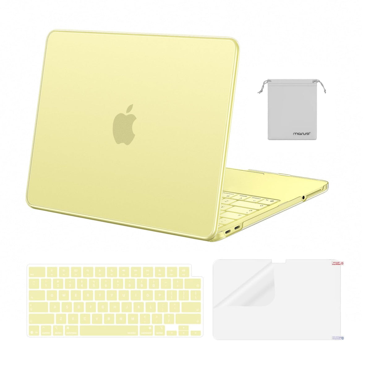 MOSISO Compatible with MacBook Neo Case 13 inch 2026 Release Model A3404 with A18 Pro Chip, 4 in 1 Kit Precision Fit Crack & Scratch Resistant Protective Hard Shell Case Cover