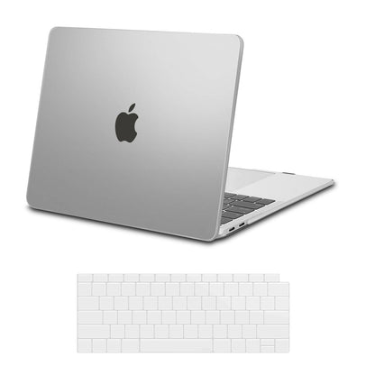 MOSISO Compatible with MacBook Air 13 inch Case 2018-2022 Release A2337 A2179 A1932 Touch ID, Plastic Hard Shell Cover & Keyboard Cover