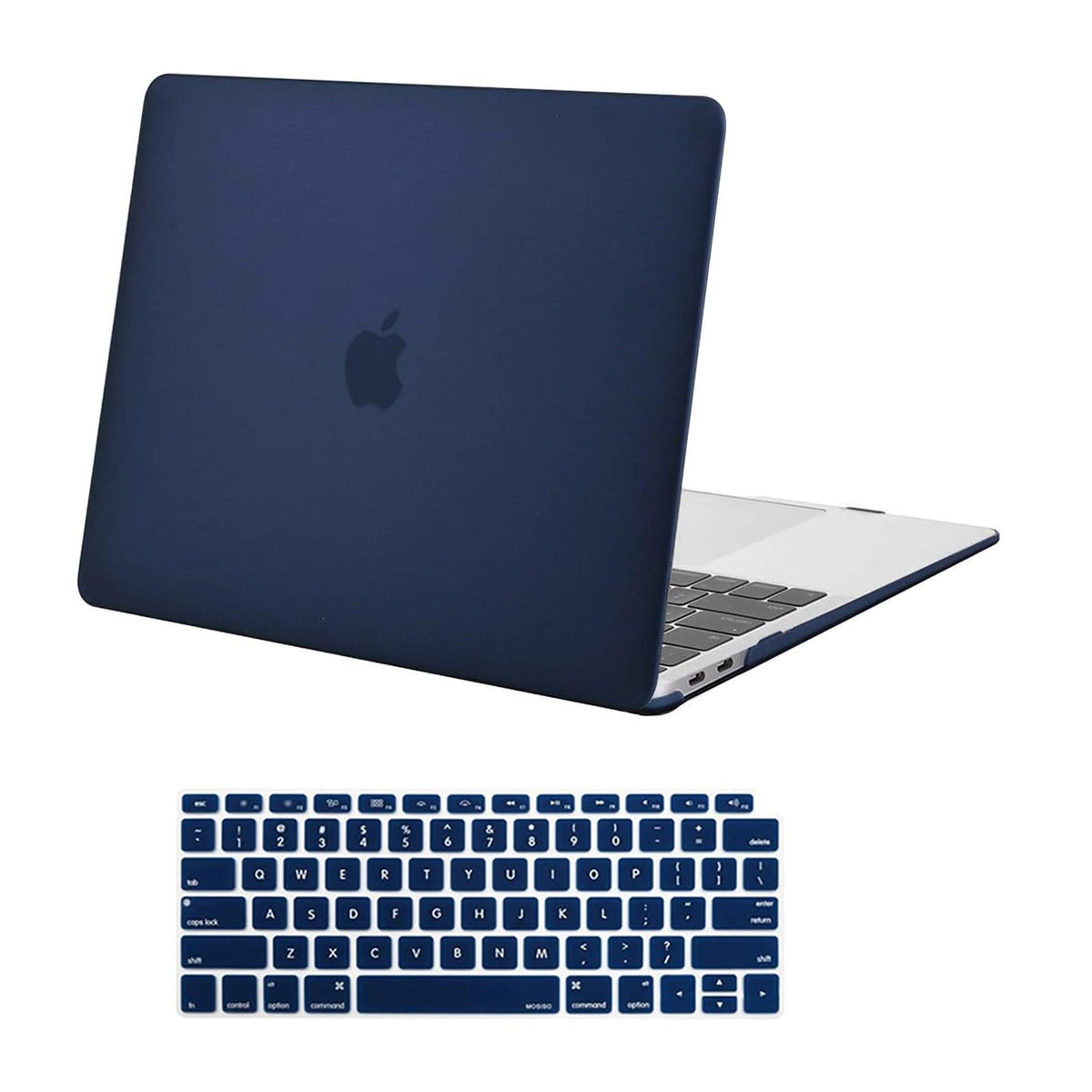MOSISO Compatible with MacBook Air 13 inch Case 2018-2022 Release A2337 A2179 A1932 Touch ID, Plastic Hard Shell Cover & Keyboard Cover