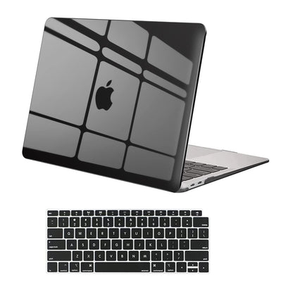 MOSISO Compatible with MacBook Air 13 inch Case 2018-2022 Release A2337 A2179 A1932 Touch ID, Plastic Hard Shell Cover & Keyboard Cover