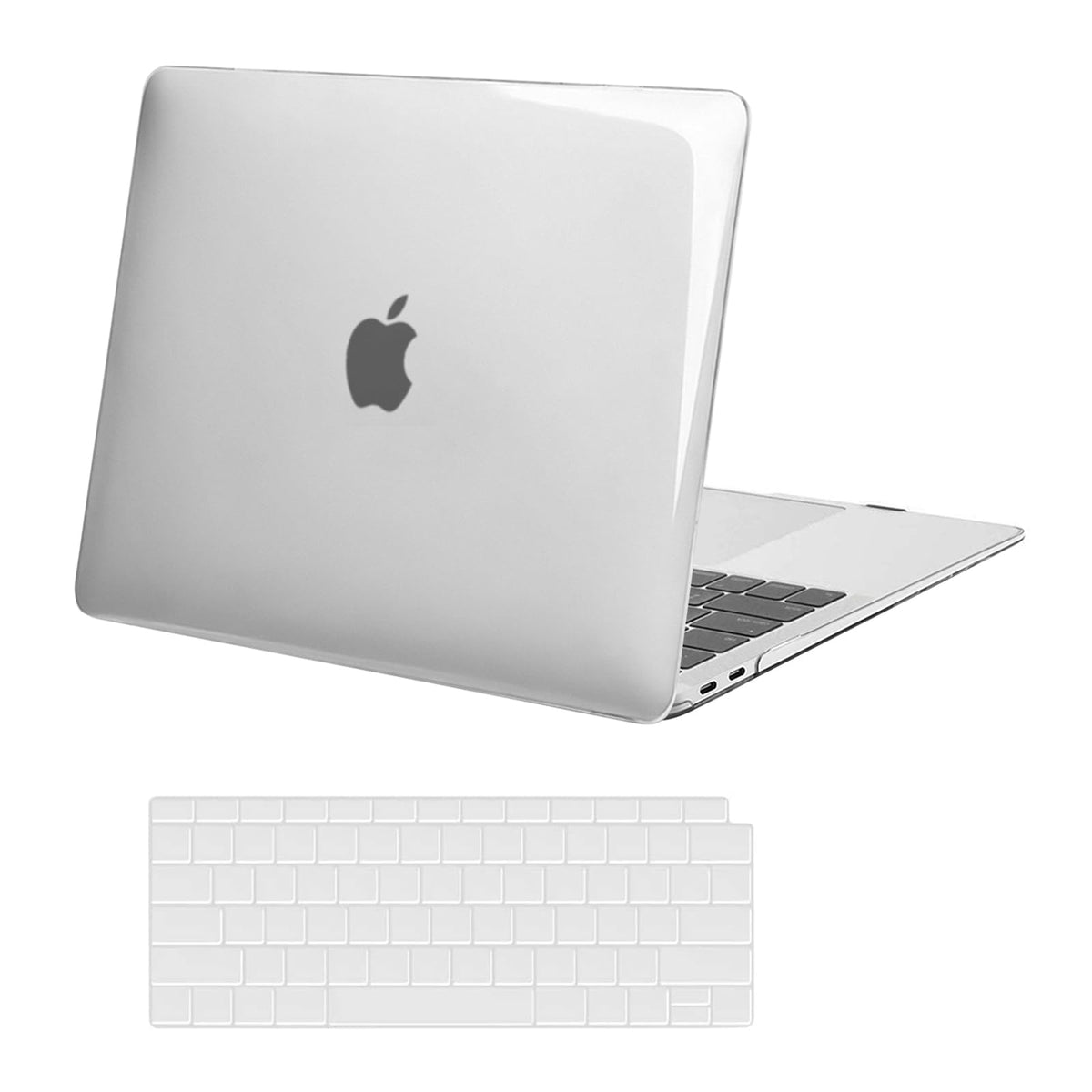 MOSISO Compatible with MacBook Air 13 inch Case 2018-2022 Release A2337 A2179 A1932 Touch ID, Plastic Hard Shell Cover & Keyboard Cover