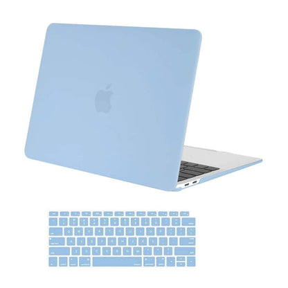 MOSISO Compatible with MacBook Air 13 inch Case 2018-2022 Release A2337 A2179 A1932 Touch ID, Plastic Hard Shell Cover & Keyboard Cover